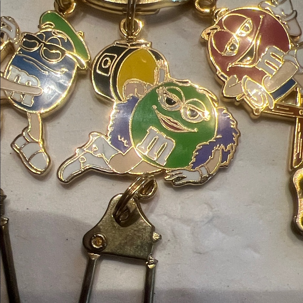 Colorful M&Ms Keychain Set - Picture 3 of 4